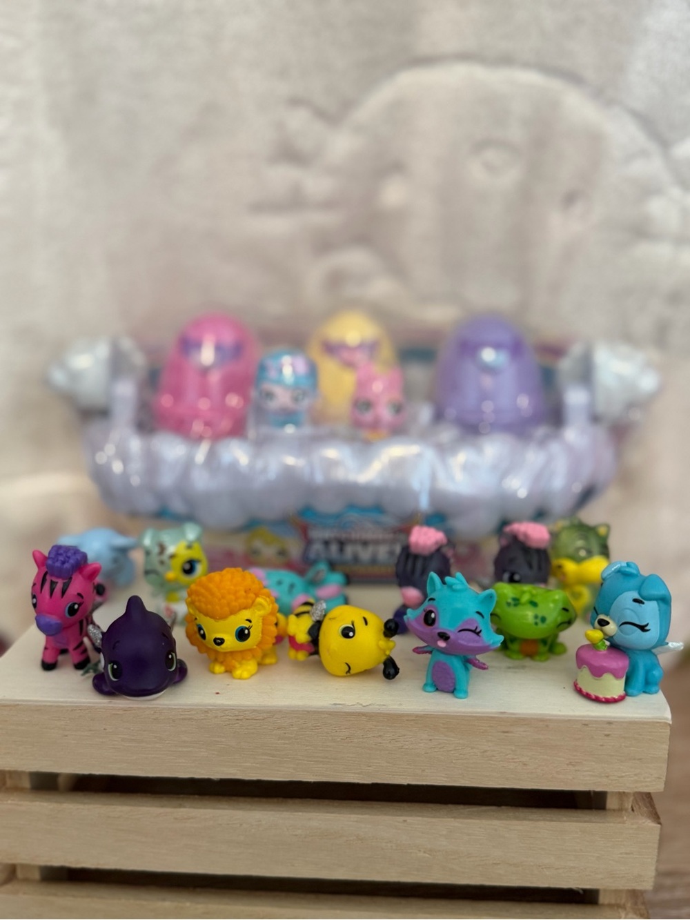 Mini Hatchimal Animal Figures Playset Lot